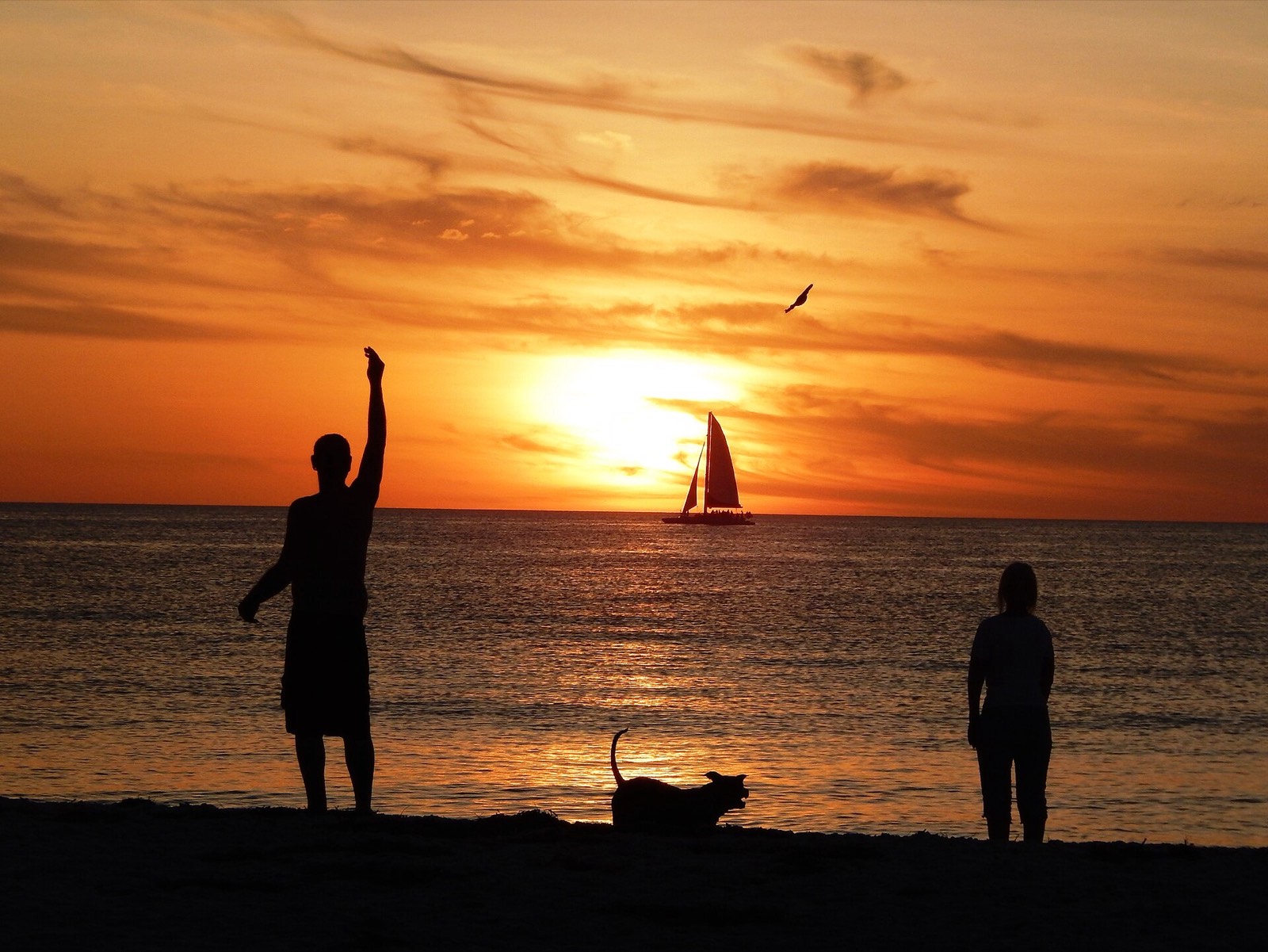 Закат на Clearwater Beach